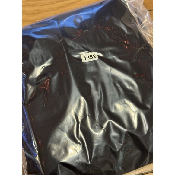 Athleta Layered Shirt‎ Scrunch Bottom Size Medium Black Polyester Blend Preppy - Picture 15 of 15